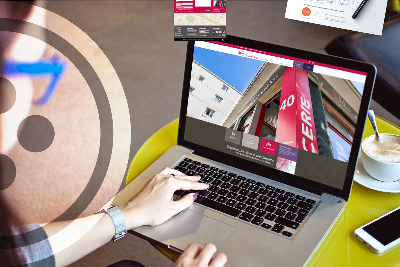 Grapefruit slice atop a pile of other slices