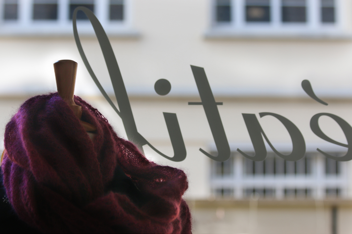 Grapefruit slice atop a pile of other slices